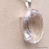 Très gros Pendentif Cristal de Roche 34 gr Pendentifs pierres naturelles BK65