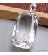 Gros Pendentif rectangulaire en Cristal de Roche Pendentifs pierres naturelles BK65.2