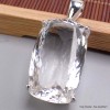 Gros Pendentif rectangulaire en Cristal de Roche Pendentifs pierres naturelles BK65.2