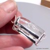 Gros Pendentif rectangulaire en Cristal de Roche Pendentifs pierres naturelles BK65.2