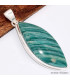 Pendentif marquise en Amazonite du Brésil Bijoux en Amazonite BK69