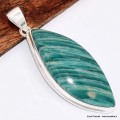 Pendentif marquise en Amazonite du Brésil Bijoux en Amazonite BK69