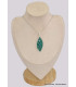 Pendentif marquise en Amazonite du Brésil Bijoux en Amazonite BK69