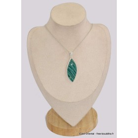 Pendentif marquise en Amazonite du Brésil 