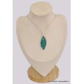 Pendentif marquise en Amazonite du Brésil Bijoux en Amazonite BK69