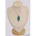 Pendentif marquise en Amazonite du Brésil - Bijoux en Amazonite