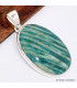 Pendentif oval en Amazonite du Brésil Bijoux en Amazonite BK69.1