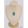 Pendentif oval en Amazonite du Brésil Bijoux en Amazonite BK69.1