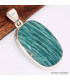 Pendentif Amazonite du Brésil rectangulaire Bijoux en Amazonite BK69.4
