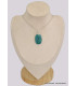 Pendentif Amazonite du Brésil rectangulaire Bijoux en Amazonite BK69.4