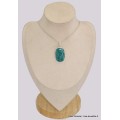 Pendentif Amazonite du Brésil rectangulaire Bijoux en Amazonite BK69.4