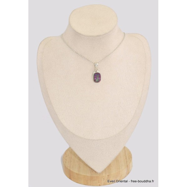 Pendentif Quartz Mystique semi-rectangulaire Pendentifs pierres naturelles BK71.3