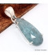 Pendentif Cyanite d'eau facettée forme goutte Pendentifs pierres naturelles BK73