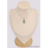 Pendentif Cyanite d'eau facettée forme goutte Pendentifs pierres naturelles BK73