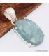 Pendentif Cyanite d'eau facettée asymétrique Pendentifs pierres naturelles BK73.2