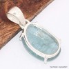 Pendentif Cyanite d'eau facettée asymétrique Pendentifs pierres naturelles BK73.2