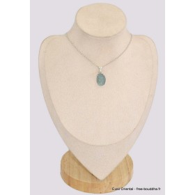 Pendentif Cyanite d'eau facettée asymétrique Pendentifs pierres naturelles BK73.2