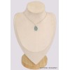 Pendentif Cyanite d'eau facettée asymétrique Pendentifs pierres naturelles BK73.2