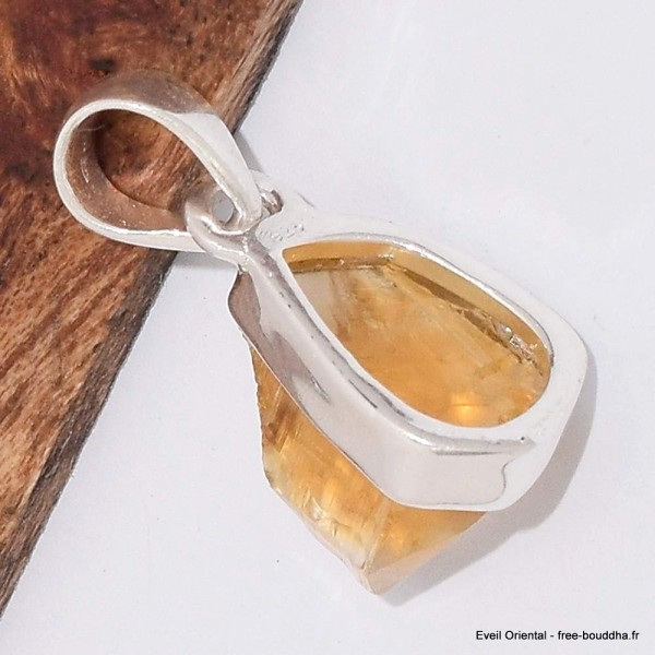 Pendentif en Citrine brute forme libre Pendentifs pierres naturelles BK74.5