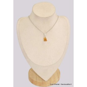 Pendentif en Citrine brute forme libre Pendentifs pierres naturelles BK74.5