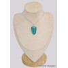 Pendentif Opale bleue du Pérou semi-ovale grade AAA Bijoux en Opales BK75.2