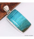Pendentif Opale bleue du Pérou dégradé de bleu Pendentifs pierres naturelles BK75.3