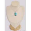 Pendentif Opale bleue du Pérou dégradé de bleu Pendentifs pierres naturelles BK75.3