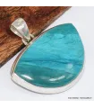 Pendentif Opale bleue du Pérou semi-ronde - Bijoux en Opales