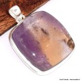 Gros pendentif carré Amétrine naturelle grade AAA Bijoux en Amétrine BK76.1