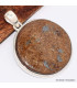 Gros pendentif rond en Bronzite Pendentifs pierres naturelles BK77.1