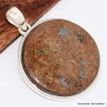 Gros pendentif rond en Bronzite - Pendentifs pierres naturelles