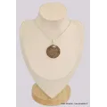 Gros pendentif rond en Bronzite - Pendentifs pierres naturelles