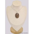 Gros pendentif oval en Bronzite Pendentifs pierres naturelles BK77.2