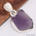 Pendentif Améthyste brute sertie clos Bijoux en Améthyste BK78.4