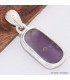 Pendentif argent Améthyste brute sertie clos Bijoux en Améthyste BK78.6