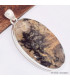 Gros pendentif en Merlinite Oeil de Tigre oval Bijoux en Opale Dendritique (Merlinite) BK79