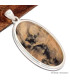 Gros pendentif en Merlinite Oeil de Tigre oval Bijoux en Opale Dendritique (Merlinite) BK79
