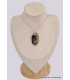 Gros pendentif en Merlinite Oeil de Tigre oval Bijoux en Opale Dendritique (Merlinite) BK79