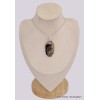 Gros pendentif en Merlinite Oeil de Tigre oval Bijoux en Opale Dendritique (Merlinite) BK79