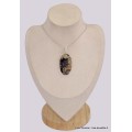Gros pendentif en Merlinite Oeil de Tigre oval Bijoux en Opale Dendritique (Merlinite) BK79