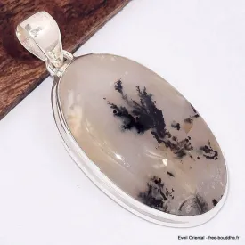 Pendentif en Merlinite Oeil de Tigre oval - Pendentifs pierres naturelles