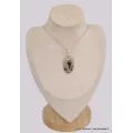Pendentif en Merlinite Oeil de Tigre oval - Pendentifs pierres naturelles