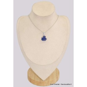 Pendentif en Tanzanite brute serti griffes Bijoux en Tanzanite BK80.2