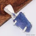 Bijou Pendentif en Tanzanite brute - Bijoux en Tanzanite