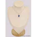 Bijou Pendentif en Tanzanite brute - Bijoux en Tanzanite