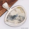 Pendentif tourmaline indigo sur Quartz fumé semi-rond Bijoux en Tourmaline Indigo BK81.7