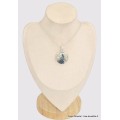 Pendentif Tourmaline indigo forme ronde Bijoux en Tourmaline Indigo BK81.9