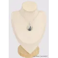 Pendentif Tourmaline indigo forme ronde - Bijoux en Tourmaline Indigo