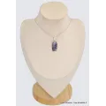 Pendentif rectangulaire Jaspe Tiffany - Pendentifs pierres naturelles