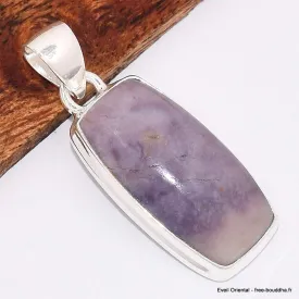 Pendentif rectangulaire en Jaspe Tiffany - Pendentifs pierres naturelles
